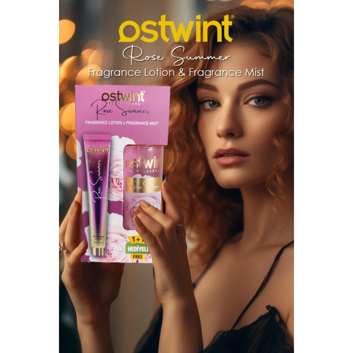 Ostwint Body Mist Rose Summer 200 ml + Body Lotion SET