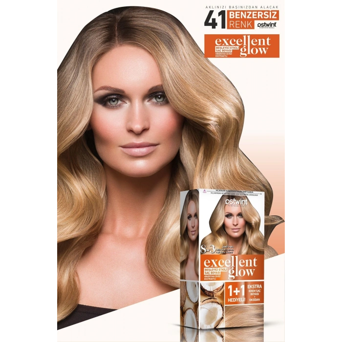 Ostwint Excellent Glow Light Gold Auburn No:8.3