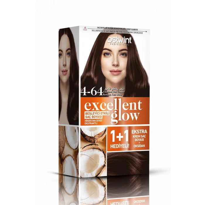 Ostwint Excellent Glow Каштановый Красный Медный №:4.64