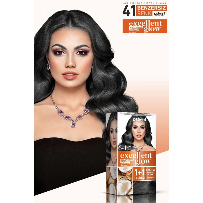 Ostwint Excellent Glow Dark Ashy Auburn No:6.1
