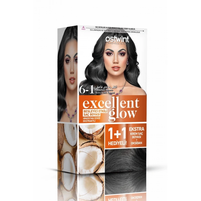 Ostwint Excellent Glow Dark Ashy Auburn No:6.1