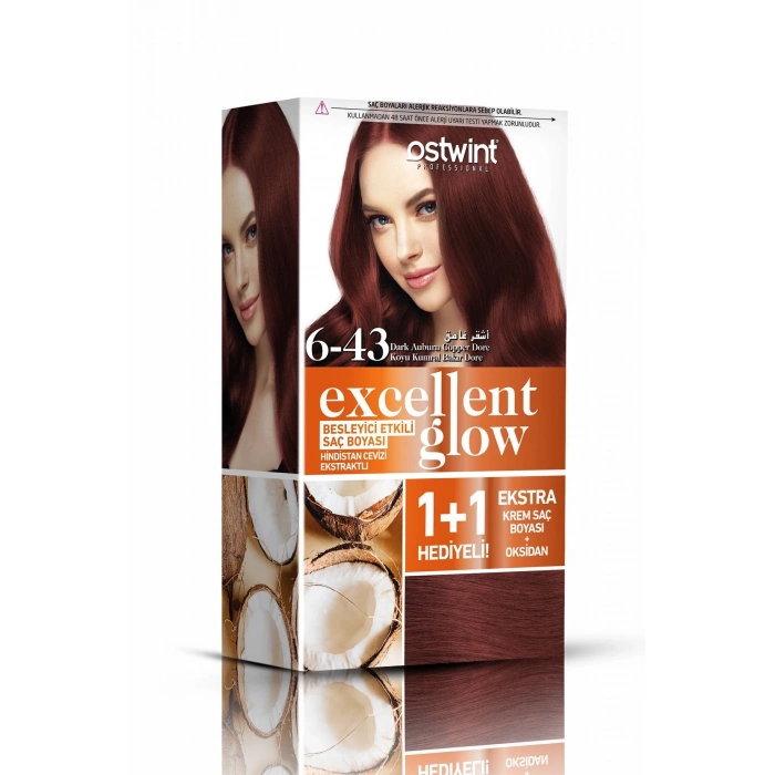 أوستوينت توهج ممتاز نحاسي داكن داكن ذهبي رقم: 6.43