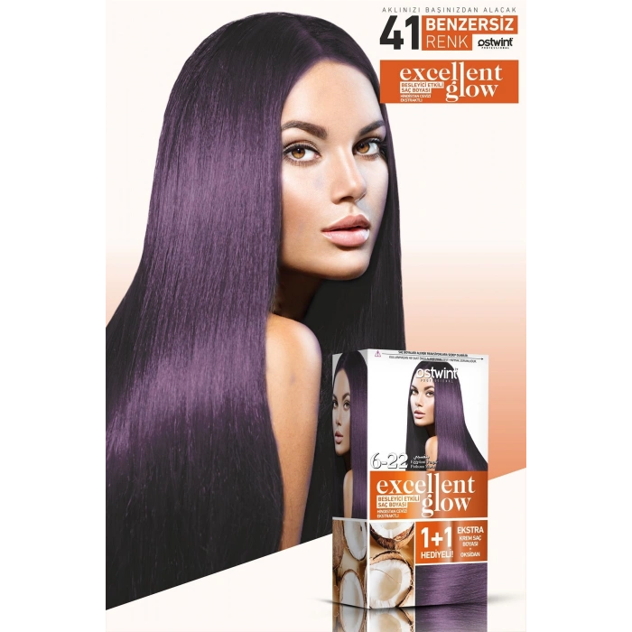 Ostwint Excellent Glow Баклажан Фиолетовый №:6.22