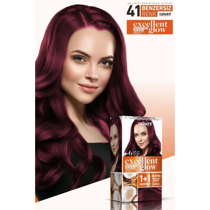 Ostwint Excellent Glow Vişne Kızıl No:6.6
