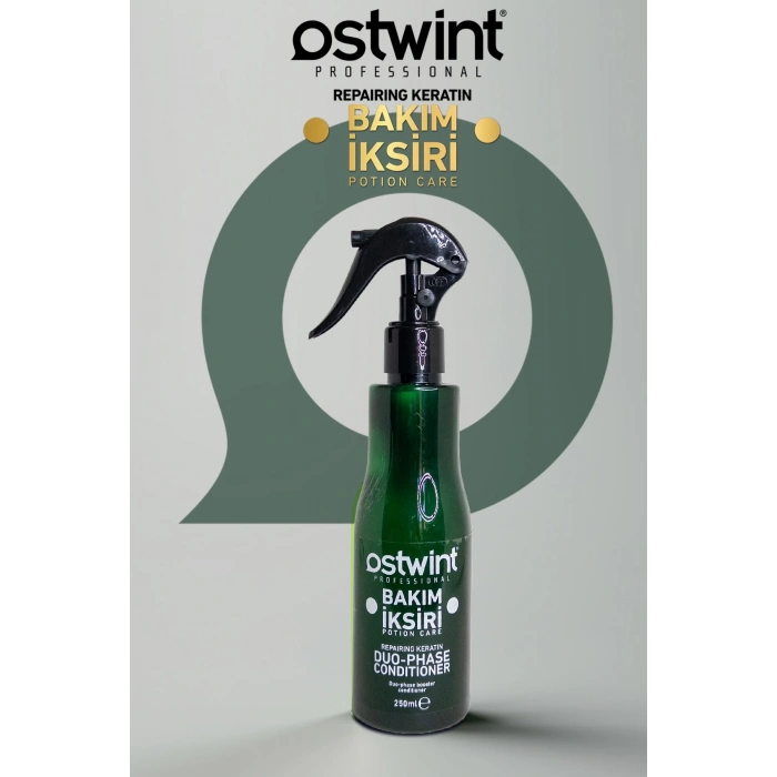 Ostwint Keratin Care Set, Kusursuz Saç Bakımı İçin 4lü Set, Şampuan Saç Kremi Saç Serumu Saç Maskesi