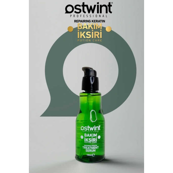 Ostwint Keratin Care Set, Kusursuz Saç Bakımı İçin 4lü Set, Şampuan Saç Kremi Saç Serumu Saç Maskesi
