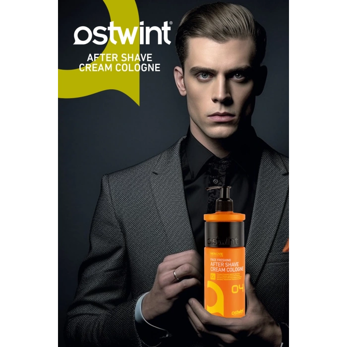 Ostwint After Shave Krem Tıraş Kolonyası Nemlendirici Ferahlatıcı Tıraş Sonrası Rahatlama N04 Oryantal 400ml