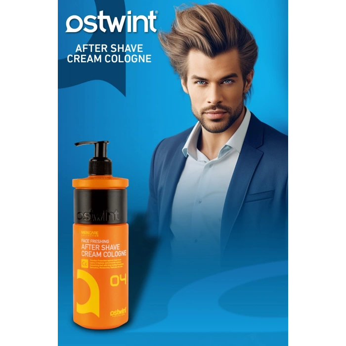 Ostwint After Shave Krem Tıraş Kolonyası Nemlendirici Ferahlatıcı Tıraş Sonrası Rahatlama N04 Oryantal 400ml