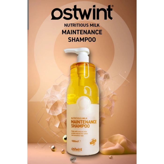 Ostwint Milk Serisi Şampuan, Süt Özlü, Güçlendirici, Onarıcı, Yenileyici, 1000 ml