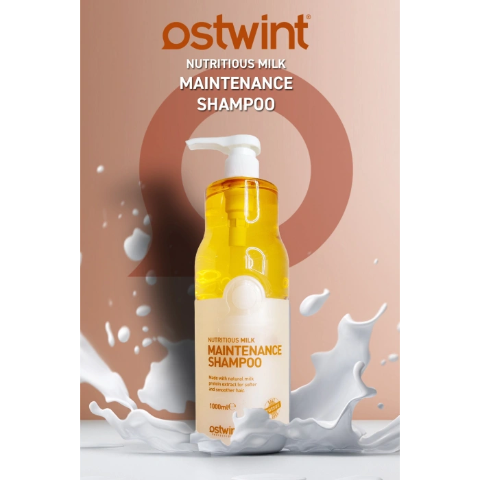 Ostwint Milk Serisi Şampuan, Süt Özlü, Güçlendirici, Onarıcı, Yenileyici, 1000 ml
