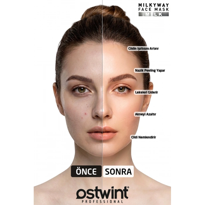 Ostwint Milkway Face Mask – Soyulan Gece Yüz Maskesi 100 ml