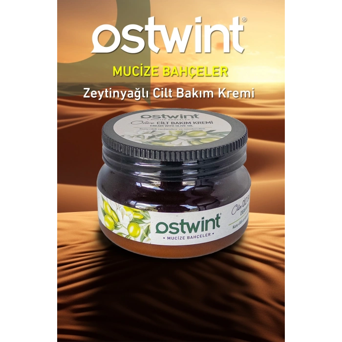 Ostwint E Vitaminli Cilt Bakım Kremi, El Yüz, Vücut İçin Besleyici ve Nemlendirici 300ml. Zeytinyağı