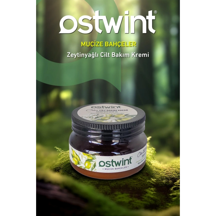Ostwint E Vitaminli Cilt Bakım Kremi, El Yüz, Vücut İçin Besleyici ve Nemlendirici 300ml. Zeytinyağı