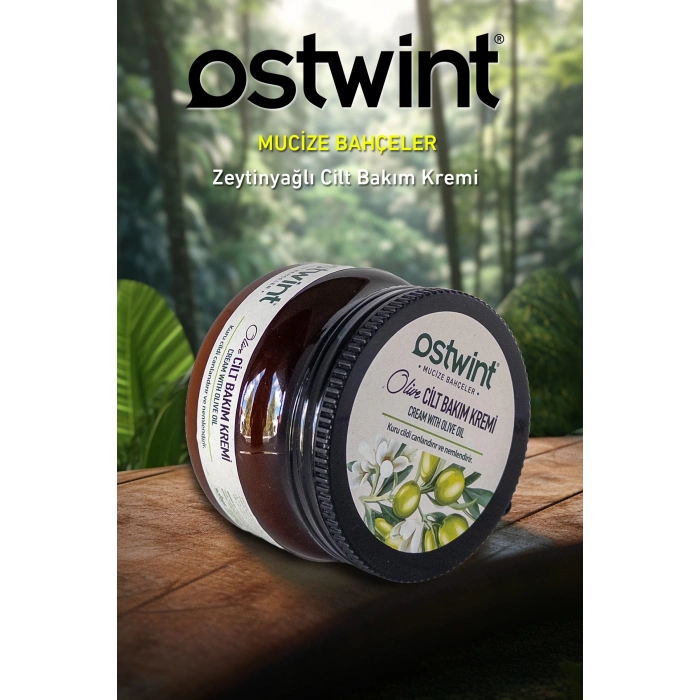 Ostwint E Vitaminli Cilt Bakım Kremi, El Yüz, Vücut İçin Besleyici ve Nemlendirici 300ml. Zeytinyağı
