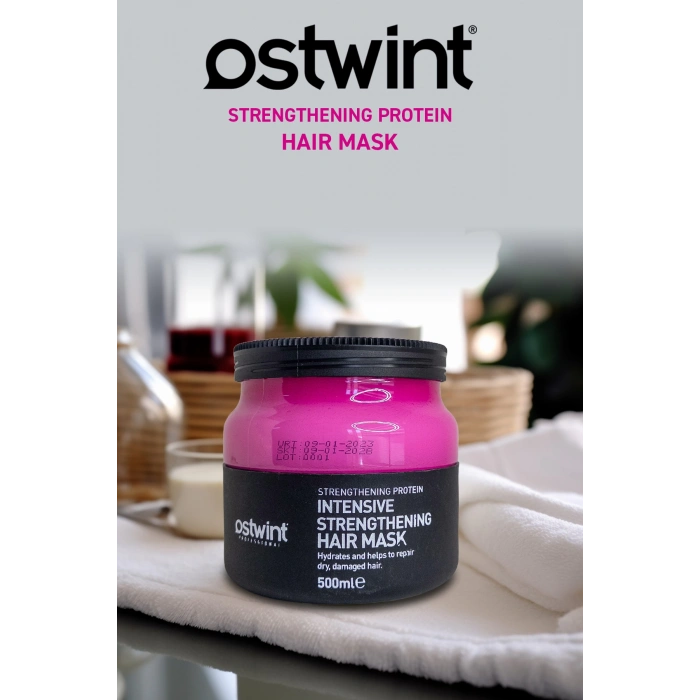 Ostwint Saç Bakım Maskesi Protein 500ml İnce Telli ve Isıl İşlem Görmüş Saçlar İçin