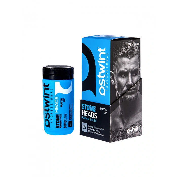 Ostwint Saç Şekillendirici Pudra - Toz Wax, 20g Güçlü Tutuculuk, Mat Bitiriş, Hacim ve Doku, Mavi