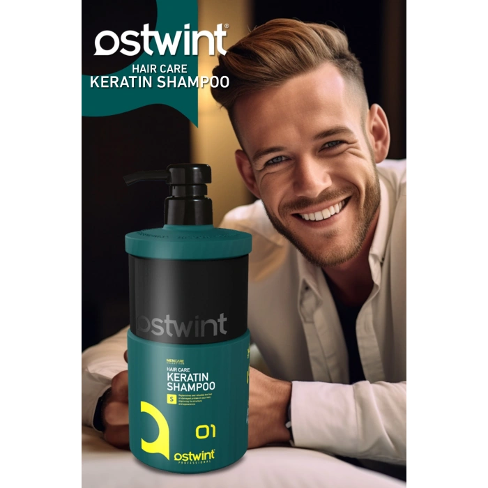 شامبو أوستوينت بالكيراتين للرجال 600 مل
