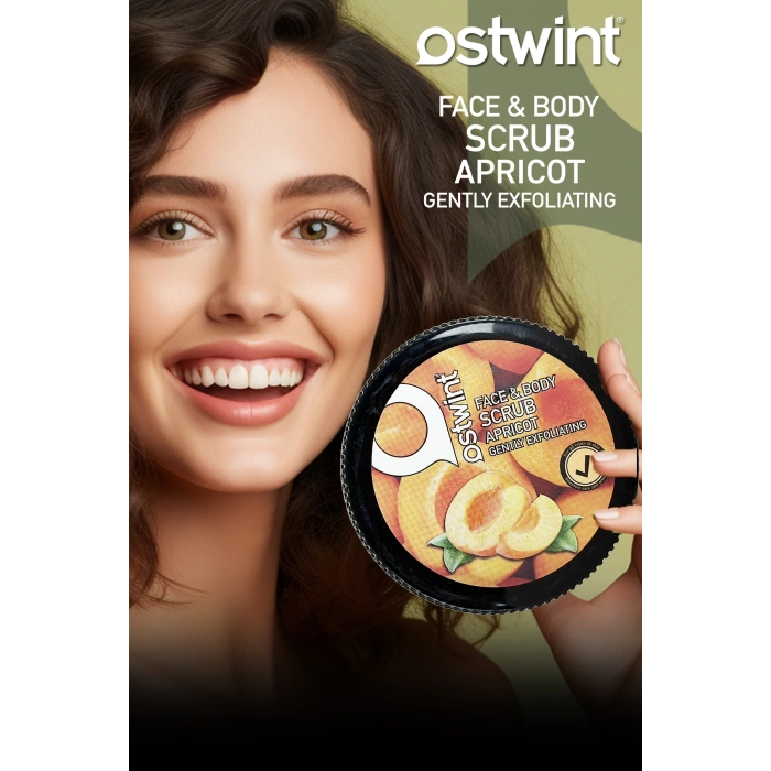 Ostwint Yüz, Vücut Peeling Scrub, Kayısı 300ml Temizleyici Pürüssüzleştirici Dolaşımı Hızlandırıcı