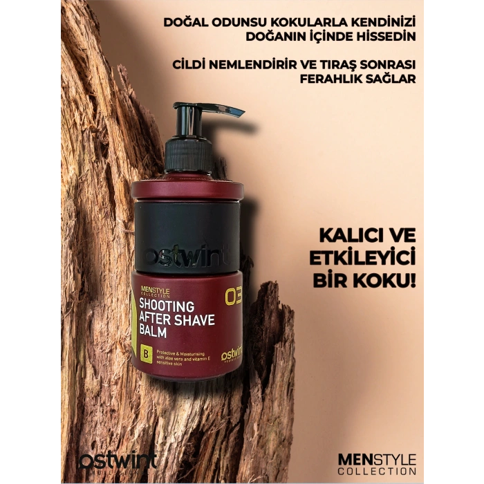 Ostwint Tıraş Sonrası Balsam, Oryantal Kokular, Cildi Rahatlatan, Yatıştıran Bakım No03 250ml Odunsu