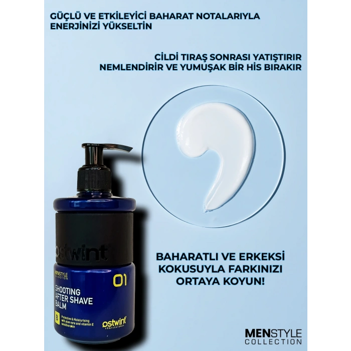 Ostwint Tıraş Sonrası Balsam, Oryantal Kokuları Cildi Rahatlatan Yatıştıran Bakım No01 250ml Baharat