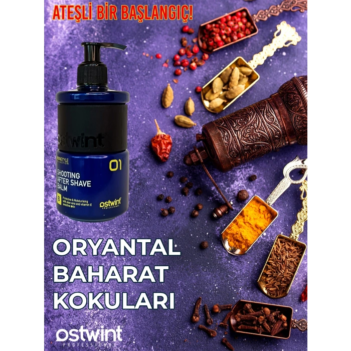 Ostwint Tıraş Sonrası Balsam, Oryantal Kokuları Cildi Rahatlatan Yatıştıran Bakım No01 250ml Baharat