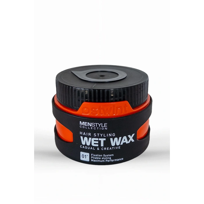 Ostwint Profesyonel Saç Şekillendirici Wet Wax, Doğal ve Güçlü Tutuş, Uzun Süreli Etki, No01 150ml