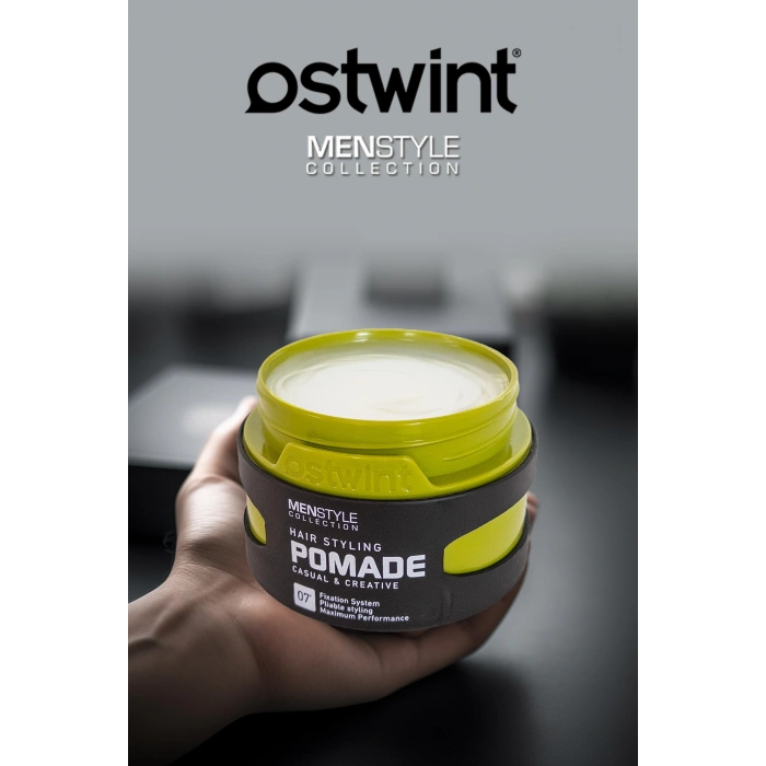 Ostwint Erkekler İçin Saç Şekillendirici Pomade Wax Doğal ve Güçlü Tutuş Uzun Süreli Etki No07 150ml