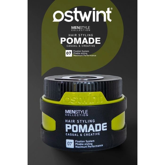 Ostwint Erkekler İçin Saç Şekillendirici Pomade Wax Doğal ve Güçlü Tutuş Uzun Süreli Etki No07 150ml