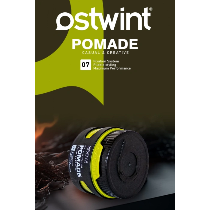 Ostwint Erkekler İçin Saç Şekillendirici Pomade Wax Doğal ve Güçlü Tutuş Uzun Süreli Etki No07 150ml