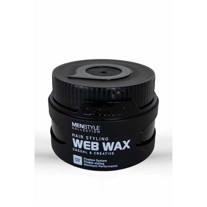Ostwint Profesyonel Saç Şekillendirici Web Ağ Wax, Doğal ve Güçlü Tutuş Uzun Süreli Etki No08  150ml