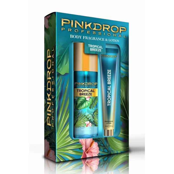 بينك دروب معطر للجسم تروبيكال بريز 200 مل + 50 مجموعة لوشن للجسم