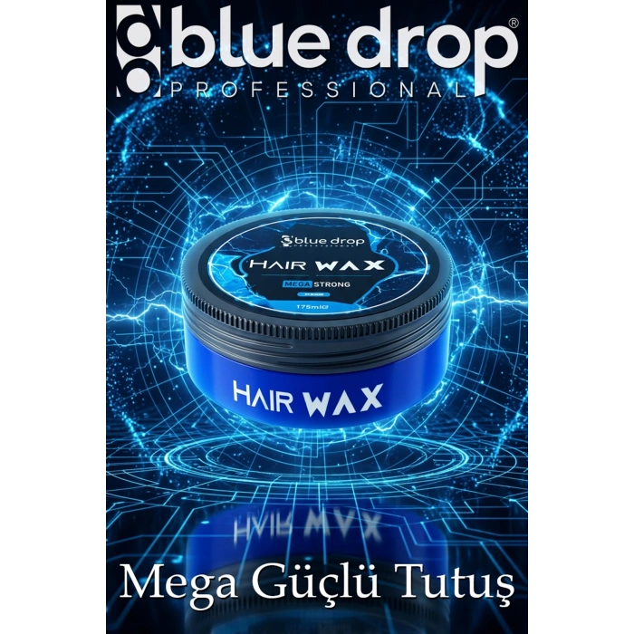 Professional Hair Wax – Mega Strong | Profesyonel Şekillendirme | Gün Boyu Kalıcı Etki 175 ml.