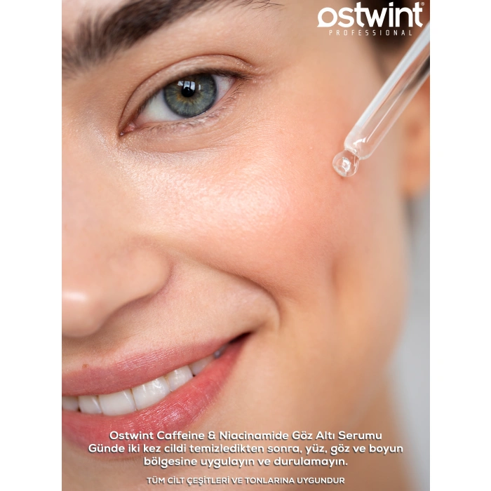 Ostwint Caffeine Niacinamide Aydınlatıcı Sıkılaştırıcı Göz Altı, Çevresi Morluk Torba Karşıtı Serumu