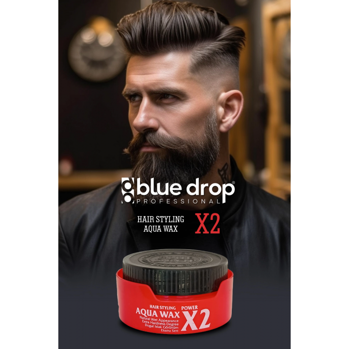 Blue Drop Aqua Wax X2 Tropic Mango Kokulu Su Bazlı Saç Wax Güçlü