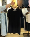 Siyah Basic Lacoste Kumaş Elbise