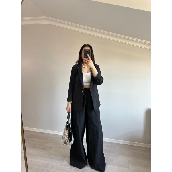 Blazer Ceketli Takım