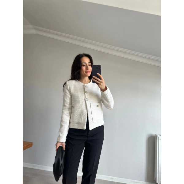 Hakim Yaka Tüvit Ceket