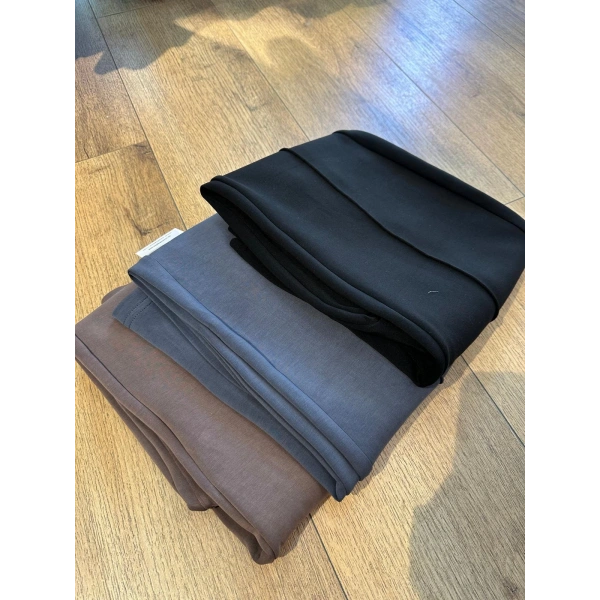 Modal Kumaş Bol Paça Pantolon