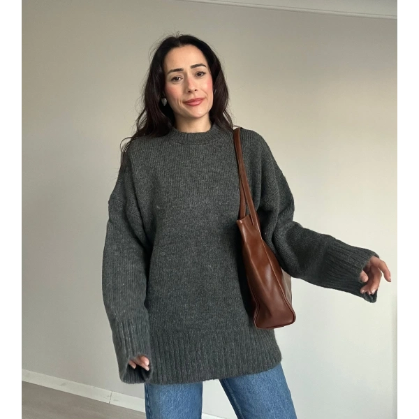 Pinterest Triko Antrasit Kazak