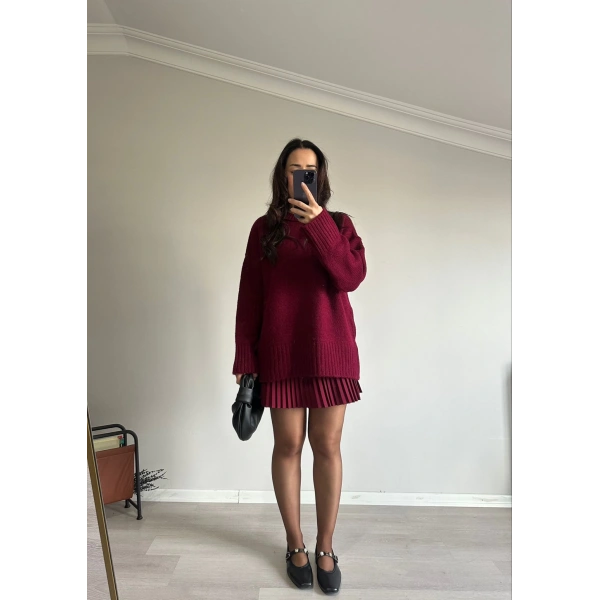 Pinterest Triko Bordo Kazak