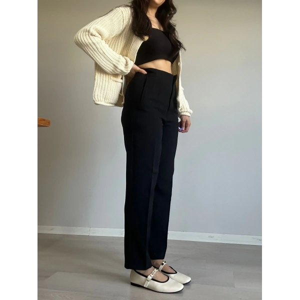 Zr Model Kumaş Pantolon Siyah