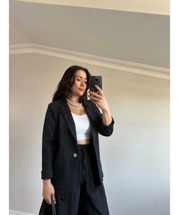 Blazer Ceketli Takım