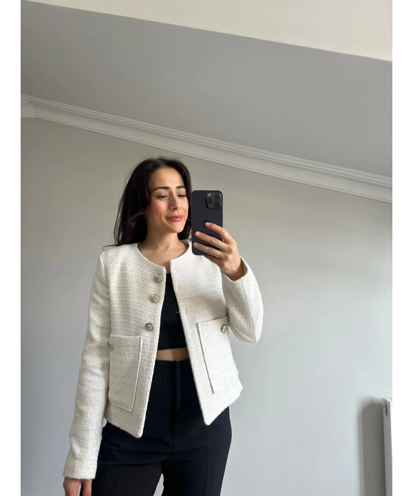 Hakim Yaka Tüvit Ceket