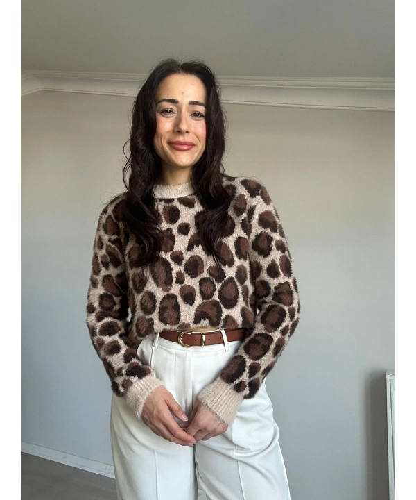 Leopar Desen Kazak