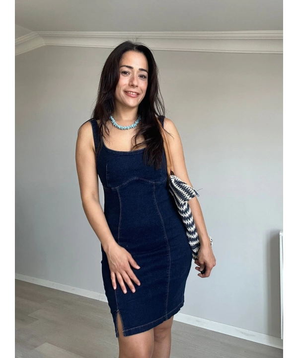 Mini Boy Denim Elbise