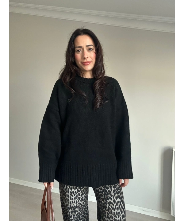 Pinterest Triko Siyah Kazak