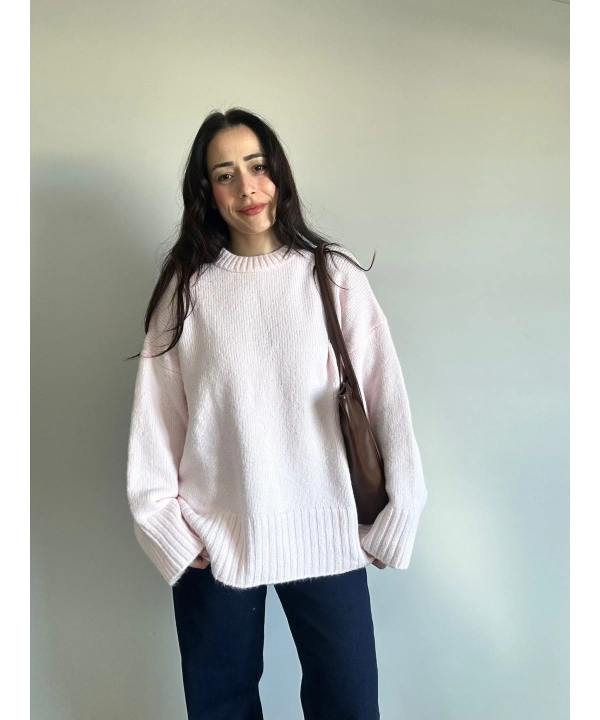 Pinterest Triko Soft Pembe Kazak