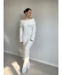 Madonna Yaka Triko Elbise
