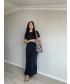 Modal Kumaş Basic Elbise Siyah