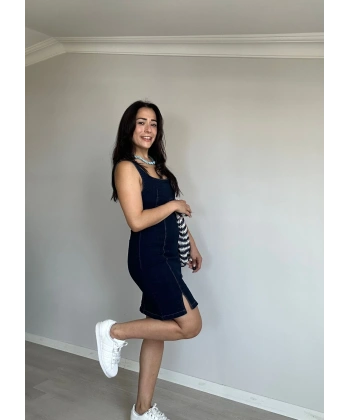 Mini Boy Denim Elbise